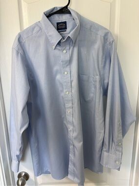 Eagle Shirtmakers Men's Blue Dress Shirt Size XL (17, 32/33)